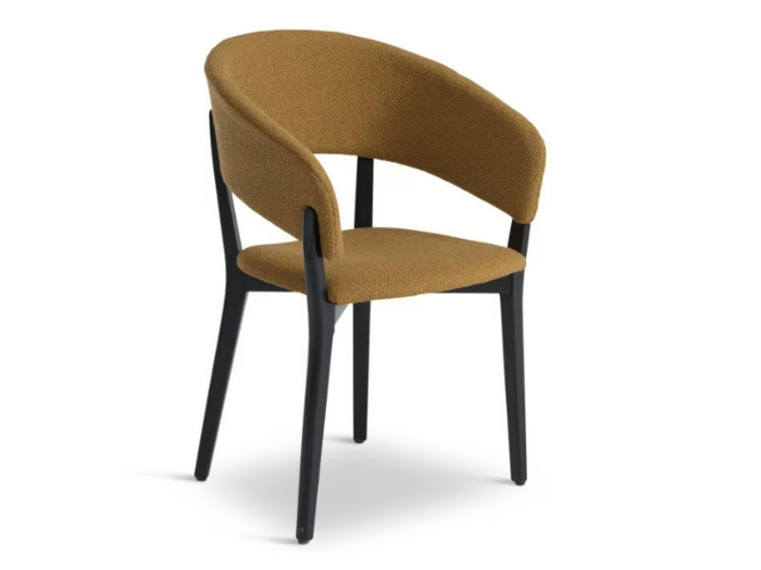 VELIA 396 - Chair with armrests open back _ Origins 1971